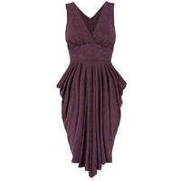 nancy dee aurealia deep plum birds dress