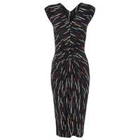 Nancy Dee Jessica Black Brush Strokes Dress