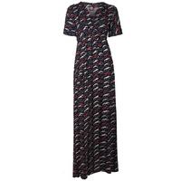 Nancy Dee Gloria Black Luna Printed Maxi Dress