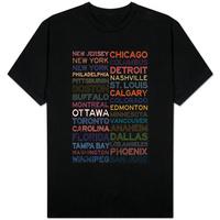 National Hockey League Cities Colorful