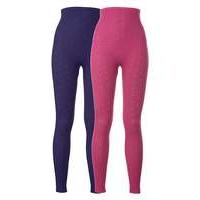 naturally close 2 pack thermal leggings