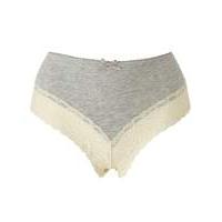 Naturally Close Cotton & Lace Briefs