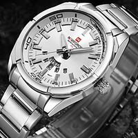 NAVIFORCE Gold Men Watch Luxury Brand Watches Men Sport Full Steel Quartz Watch Man 3ATM Waterproof Clock Military Wristwatches