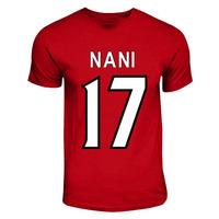 nani manchester united hero t shirt red