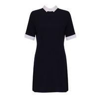 Navy And White Shift Dress