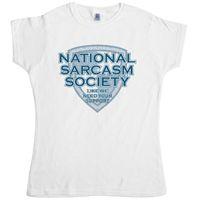 National Sarcasm Society Womens T Shirt