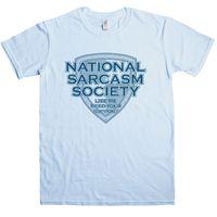 National Sarcasm Society T Shirt