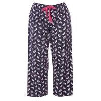 Navy Blue Love Bird Print Pyjama Bottoms, Navy