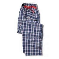 Navy Red White Large Check Loungepant M - Savile Row