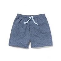 Navy White Printed Lounge Shorts S - Savile Row