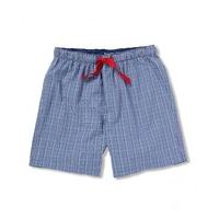 Navy Red Check Loungeshort S - Savile Row