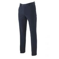 Navy Non-Iron Flat Front Slim Fit Chinos 32\