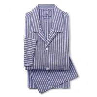 Navy Blue Stripe Pyjama L - Savile Row