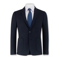 navy knitted slim fit blazer 40 regular savile row