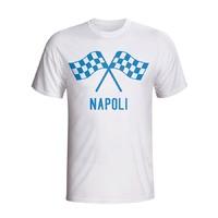 Napoli Waving Flags T-shirt (whi...