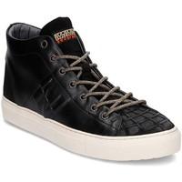 napapijri bever mens shoes high top trainers in black