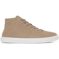 native shoes monaco mid non perf trainer brown mens shoes high top tra ...