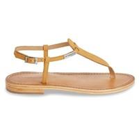 narbuck flat heel toe post leather sandals