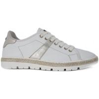 napapijri lykke white womens shoes trainers in multicolour