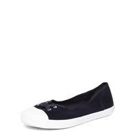 navy blue satin low skater shoes navy