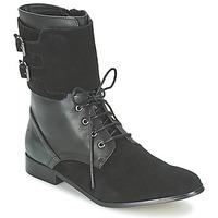 naf naf booty womens mid boots in black