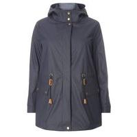 Navy Blue Hooded Parka, Navy