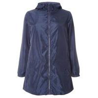 navy blue pear fit rain mac navy