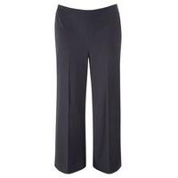 navy blue wide leg trousers navy