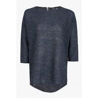 navy lurex sweat