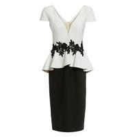 Nataliya Couture Grace Dress in Black and White