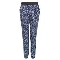 NAVY DITSY SOFT TROUSERS