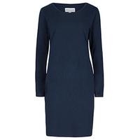 Navy Basic Long Sleeved Tunic Dress