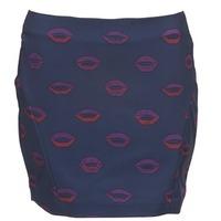 naf naf eva womens skirt in blue