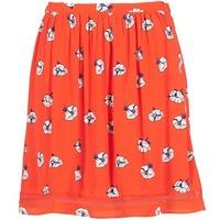 naf naf likleura womens skirt in orange