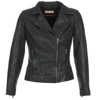 Naf Naf CLEMAR women\'s Leather jacket in black