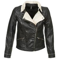 Naf Naf CECO women\'s Leather jacket in black