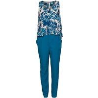 naf naf epama womens jumpsuit in blue