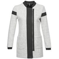 naf naf amio womens coat in grey