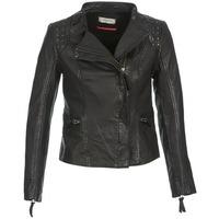 Naf Naf CRAFT women\'s Leather jacket in black