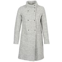 naf naf andy womens coat in grey