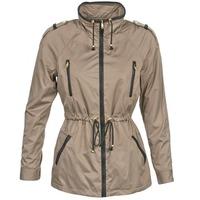 naf naf belini womens parka in brown