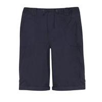 Navy Blue Cotton Shorts, Navy
