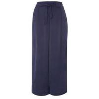 Navy Blue Wide Leg Trousers, Navy
