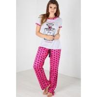Nancy Cosy Couture Top & Polka Dots Pyjama Set