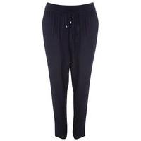 navy blue tapered trousers navy