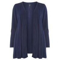 navy blue fan back cardigan navy