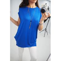 Natalia loose fit pocket necklace top