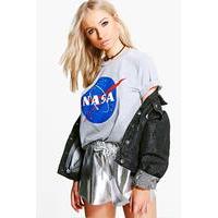 Nasa License T-Shirt - grey marl