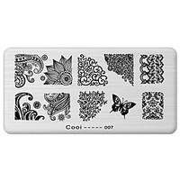 Nail Art Stamp Stamping Image Template Plate Cool Series