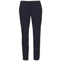 naf naf elir womens cropped trousers in blue